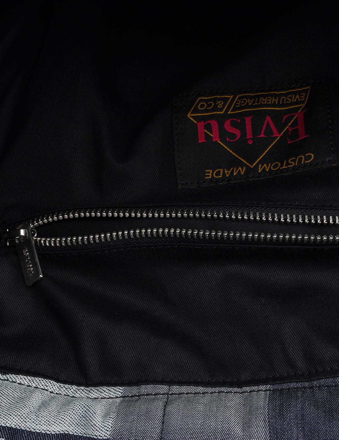 オールオーバーロゴジャカードプリント デニムトートバッグ