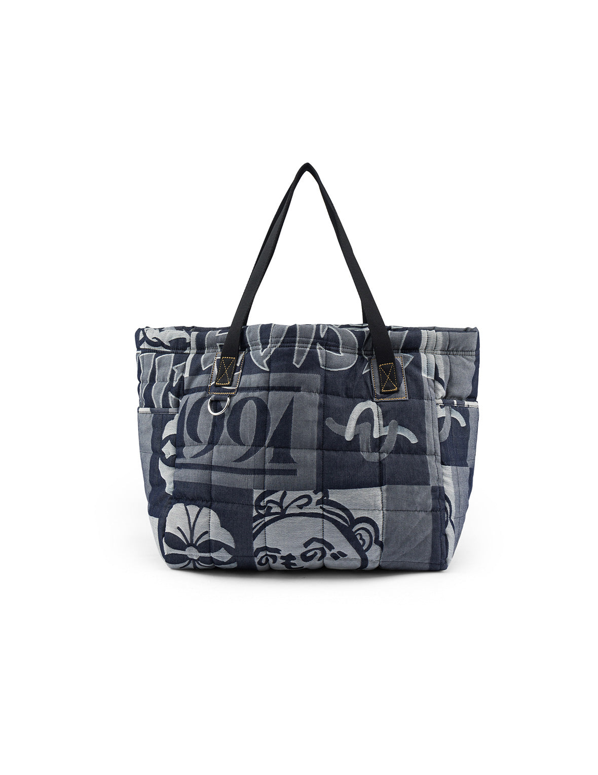 PALACE EVISU ロゴプリント デニムトートバ ッグ オールオーバーロゴジャカードプリント デニムトートバッグ – EVISU