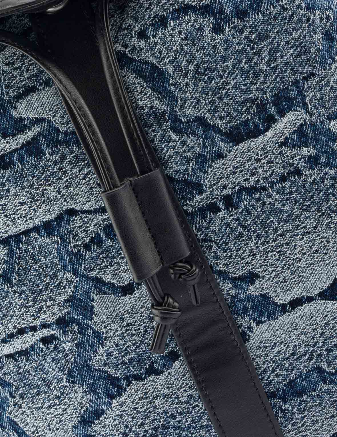 石垣迷彩ジャカード デニムバックパック – EVISU