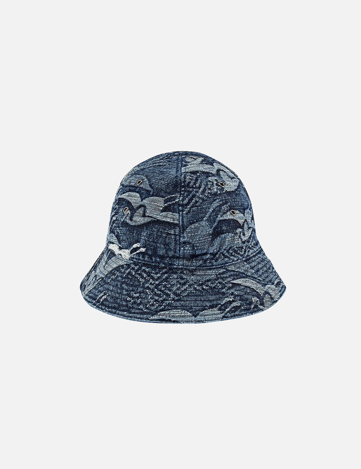 オールオーバーカモメ鶴ジャカード バケットハット – EVISU
