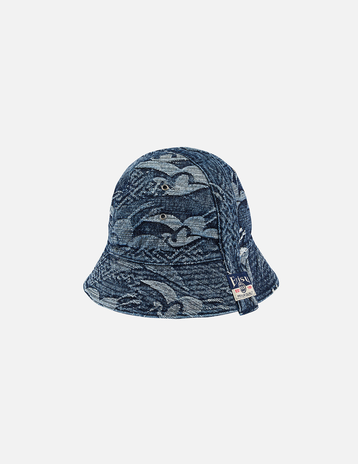 オールオーバーカモメ鶴ジャカード バケットハット – EVISU