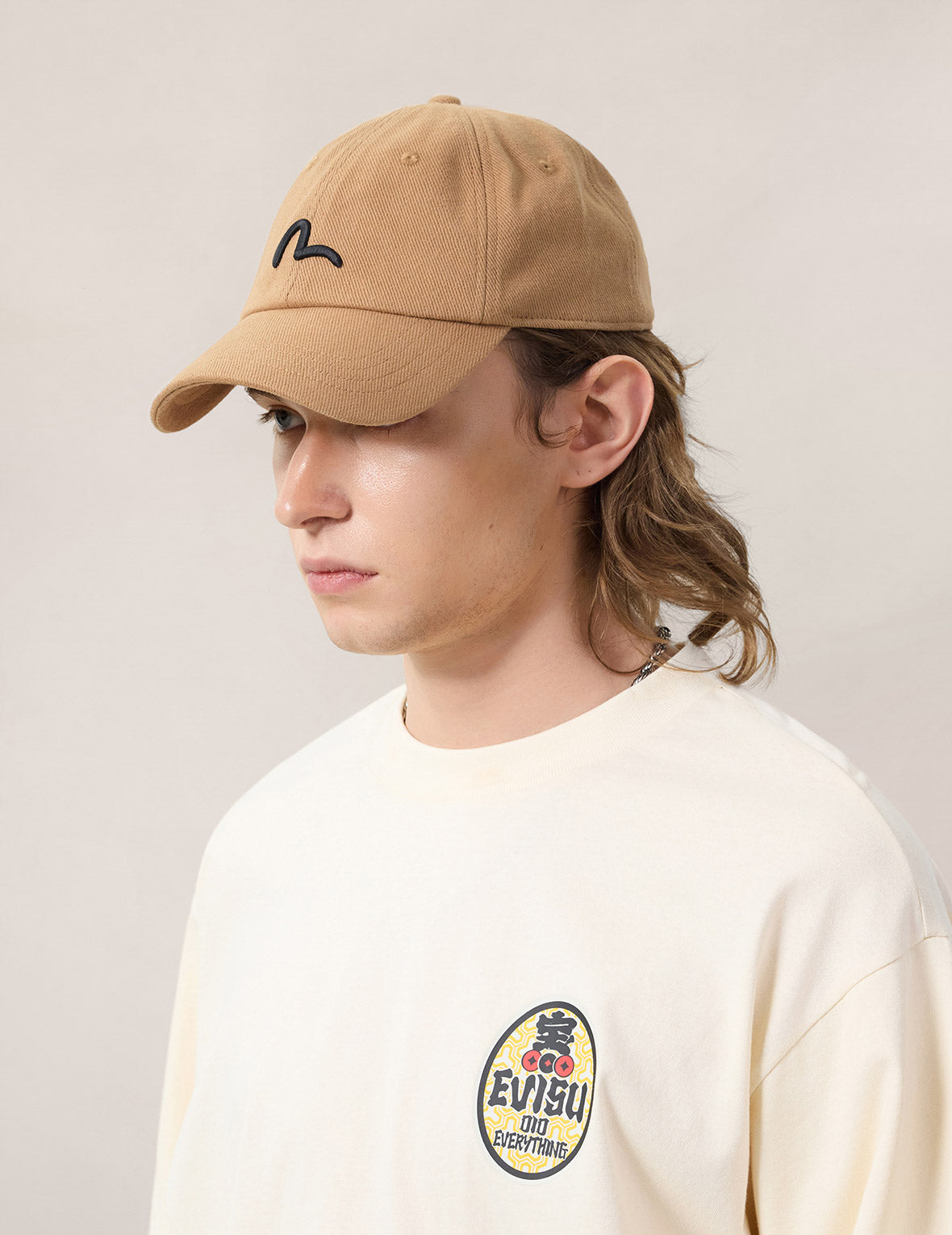 カモメとロゴ刺繍キャップ – EVISU