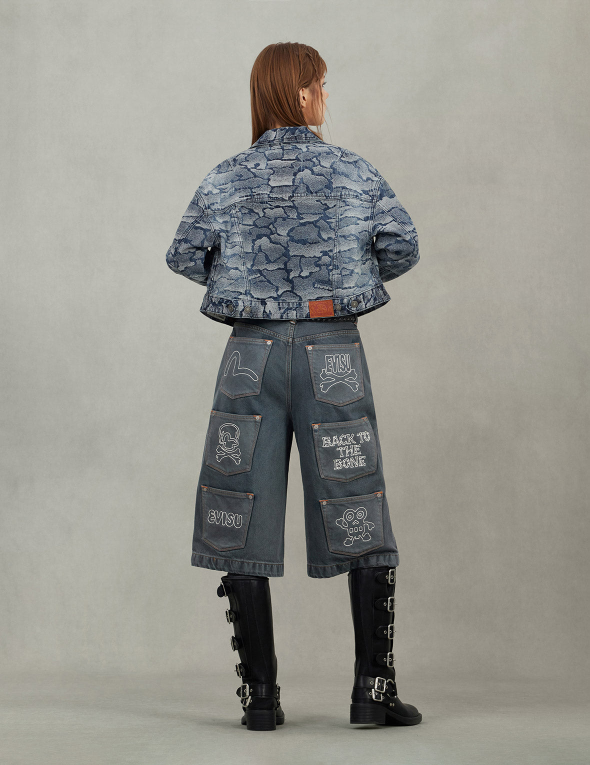 美品 エヴィス OLD EVISU つなぎ オーバーオール 迷彩　カモメ 楽天市場】【EVISUエヴィス】 Lot:1200 denim overall 戎 カモメ