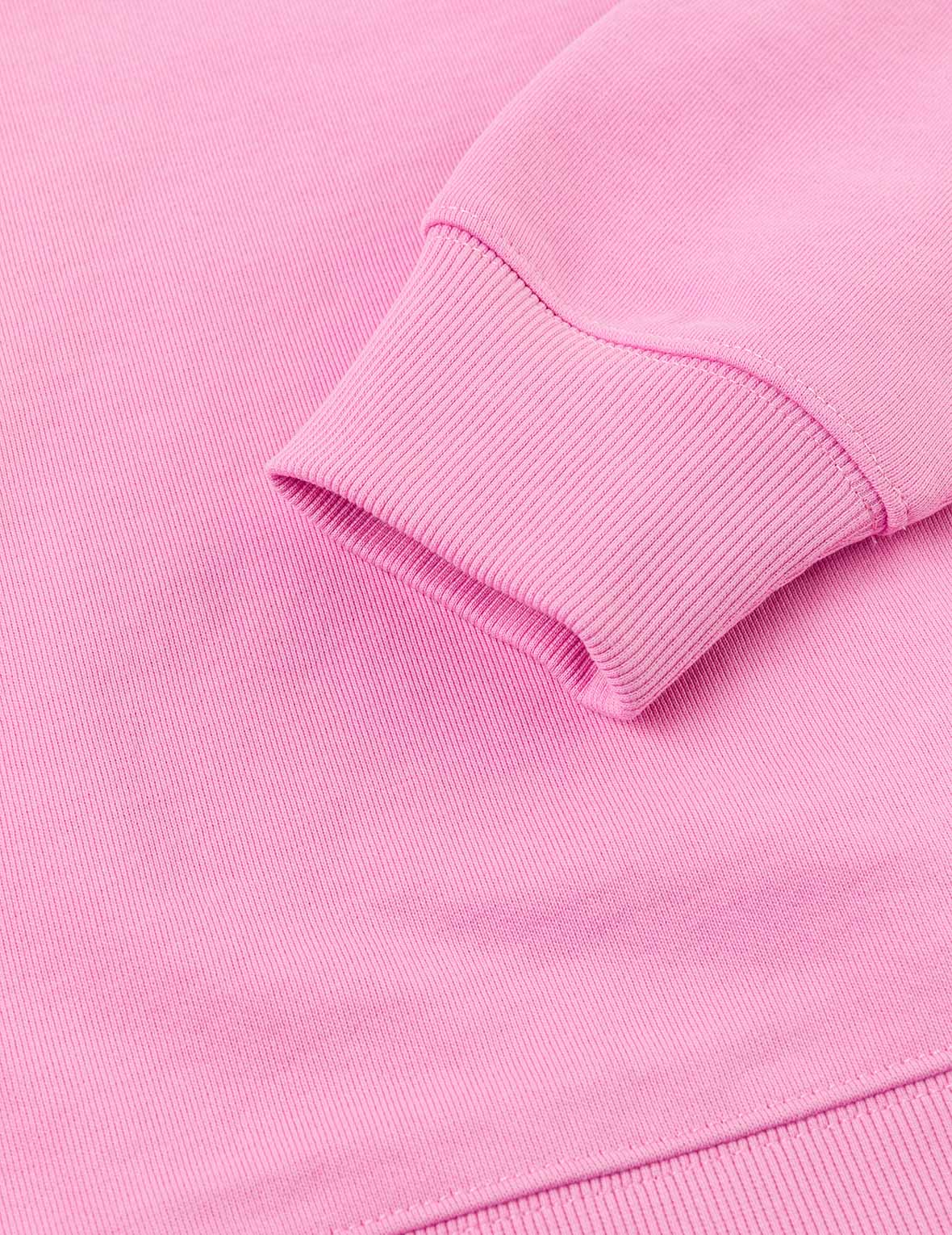 猫とロゴ刺繍 レギュラーフィット スウェットシャツ