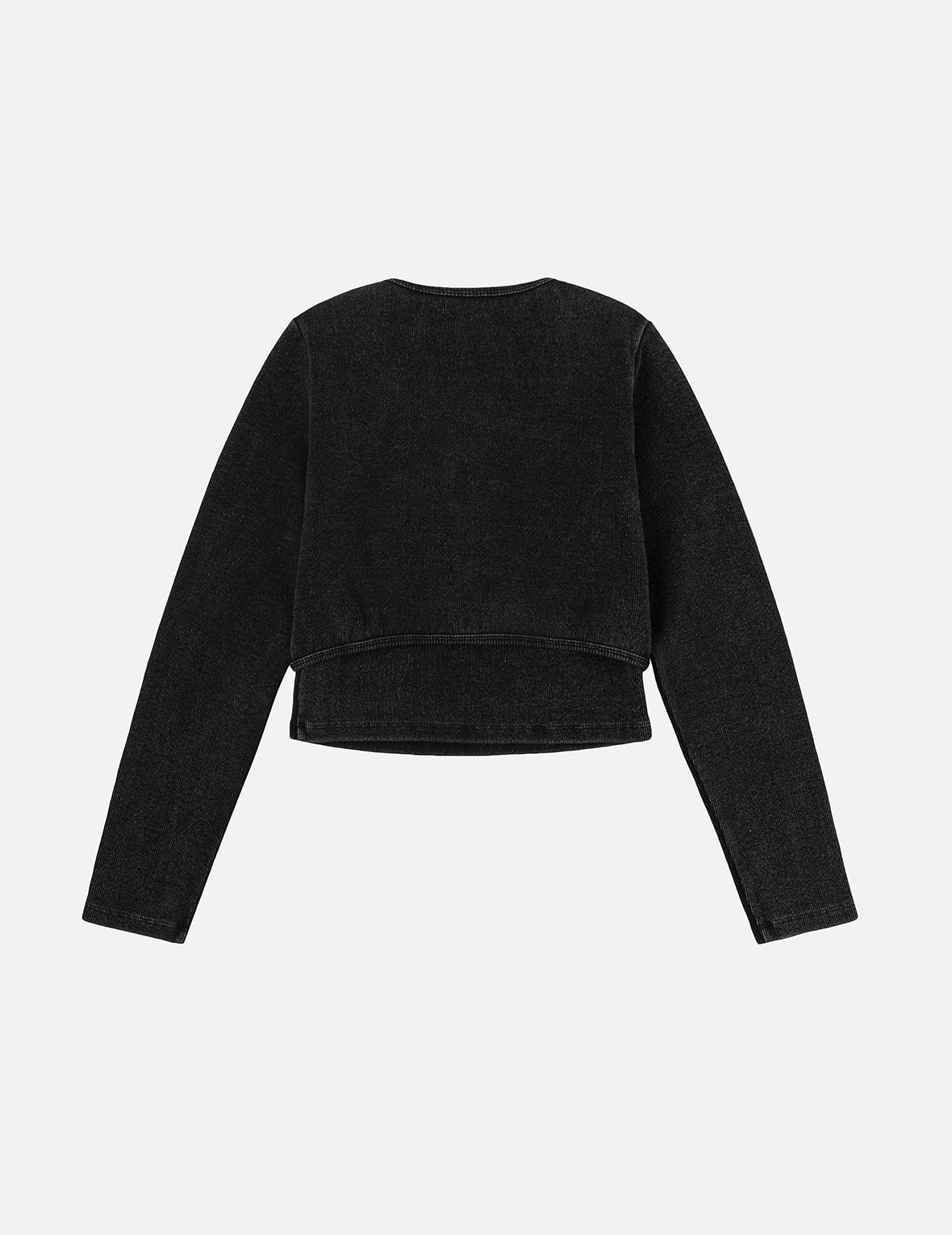 カモメ刺繍 ファッションフィット ニットベストジャケット