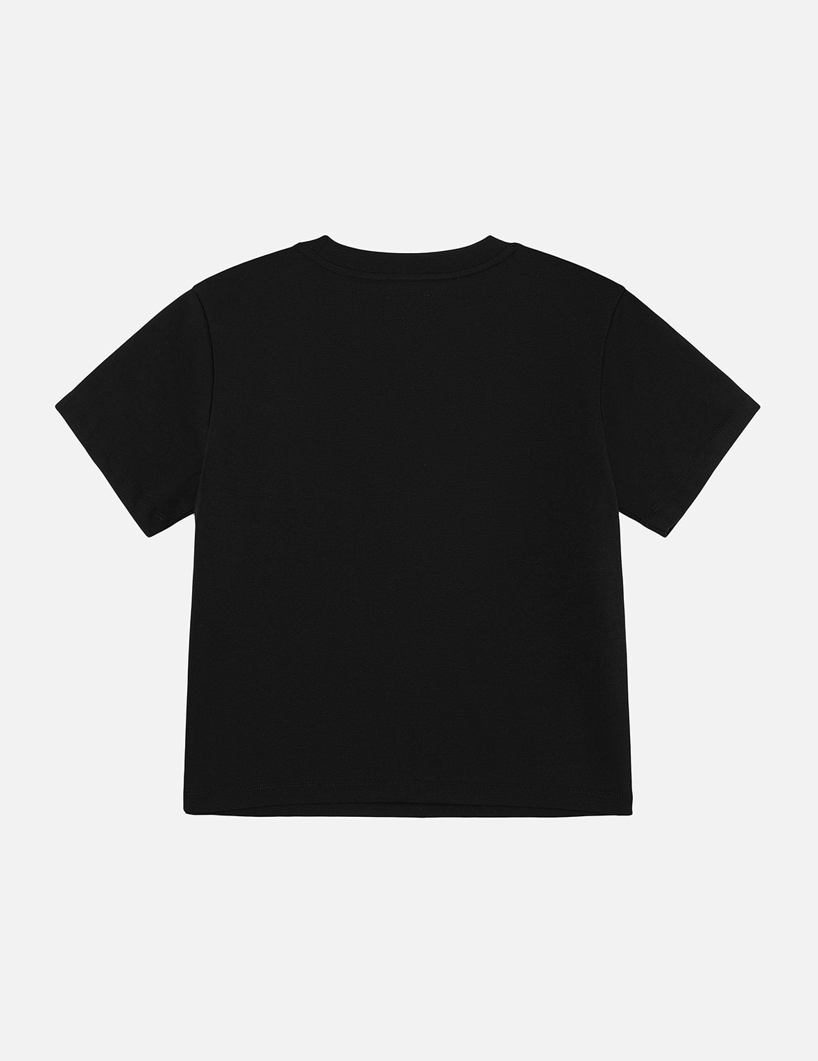 スローガン刺繍とハイヒールカモメ スリムフィット Tシャツ