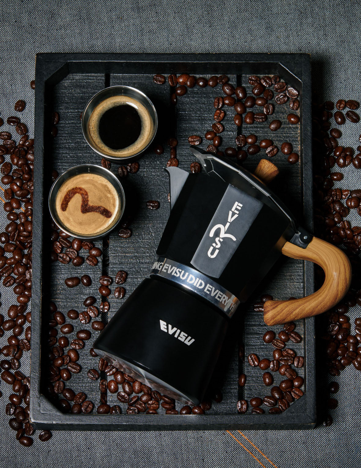 EVISU Stovetop Coffee Pot Set