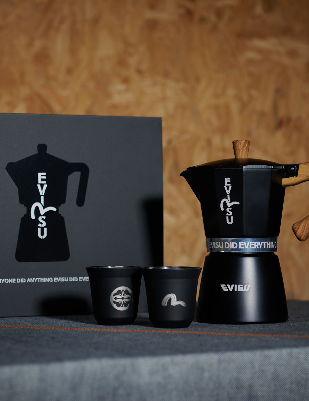 EVISU Stovetop Coffee Pot Set