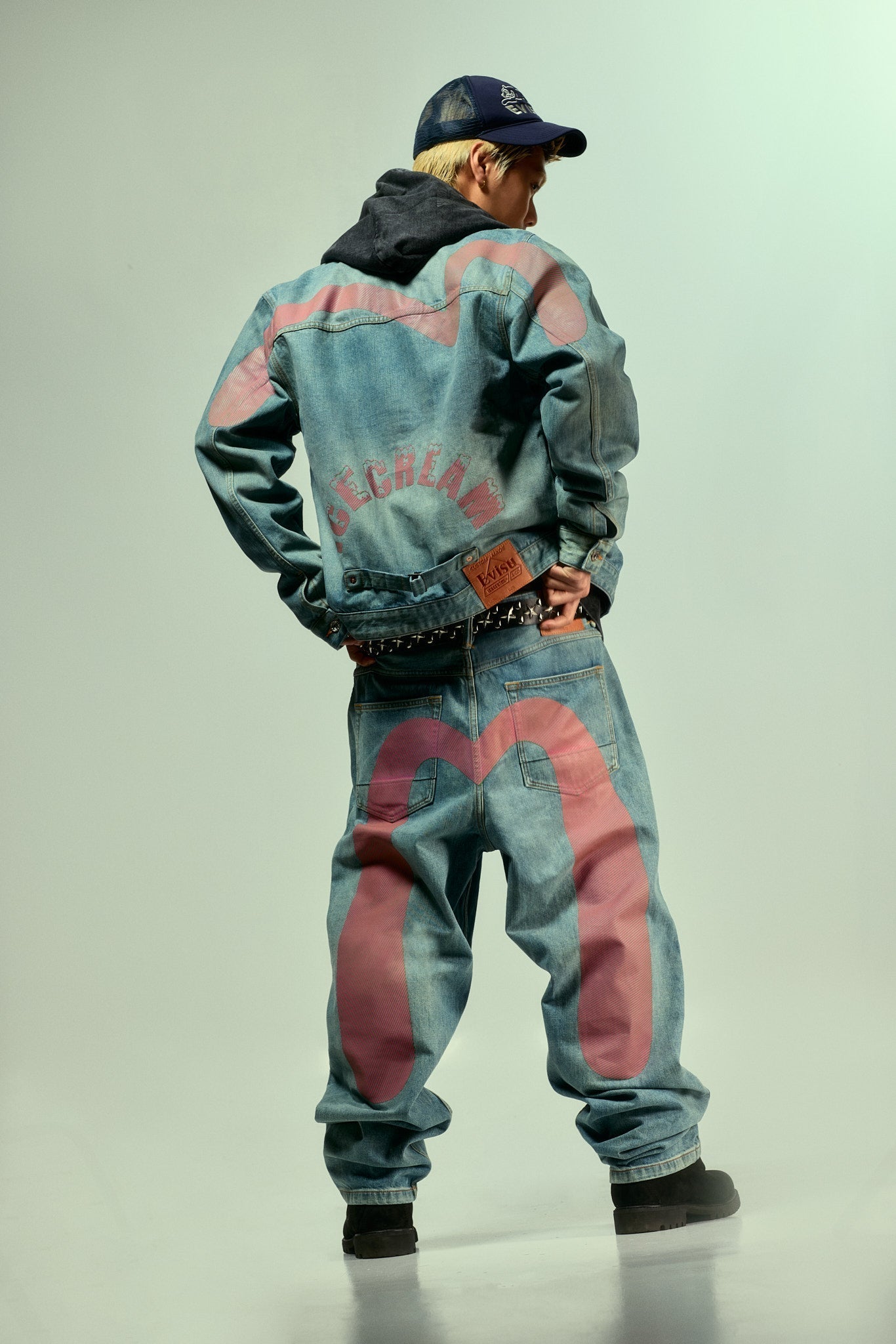 限定販売】EVISU X ICECREAM カモメ デニムジャケット