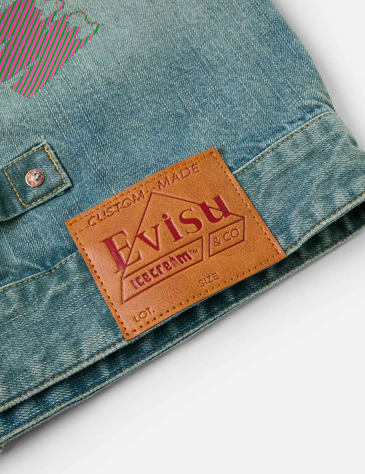【EXCLUSIVE】EVISU X ICECREAM Seagull Denim Jacket