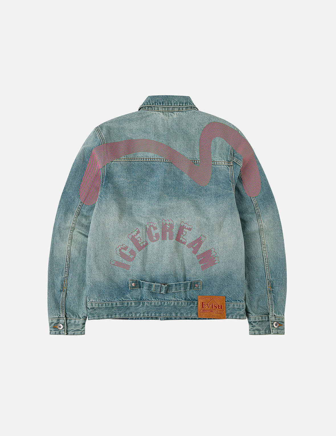【EXCLUSIVE】EVISU X ICECREAM Seagull Denim Jacket