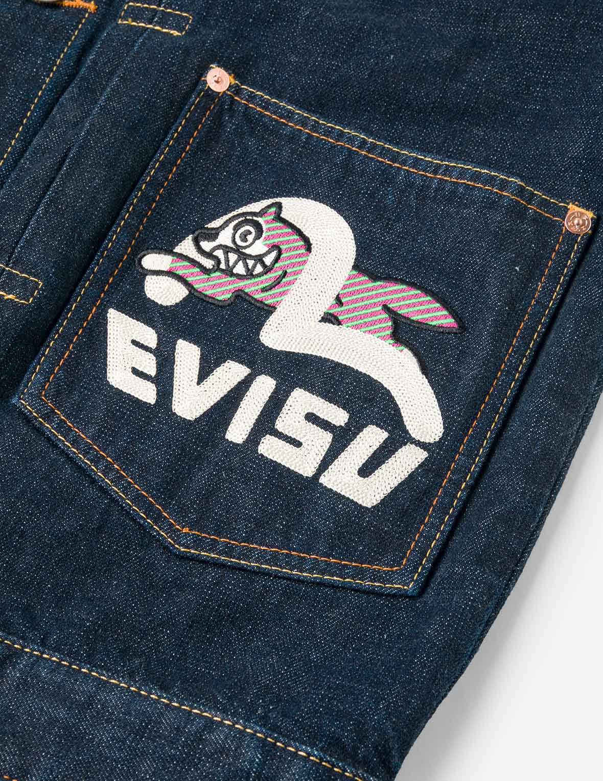 ふ*く様 EVISU 初期 デニムジャケット 水牛 U無しタブ 大黒 カモメ EVISU 初期 デニムジャケット 水牛 U無しタブ 大黒 カモメ