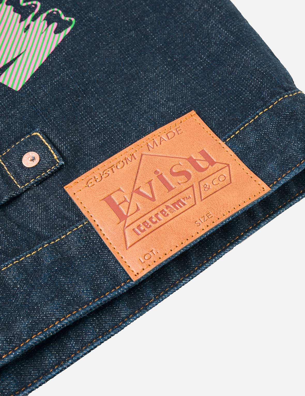EVISU X ICECREAM Seagull Denim Jacket