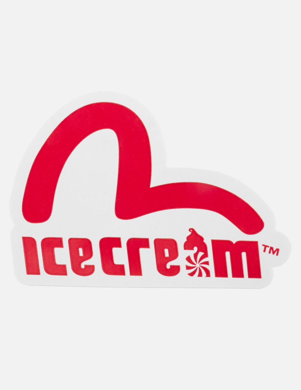 エミキュ ロゴ&クリーム EVISU X ICECREAM Sticker Pack