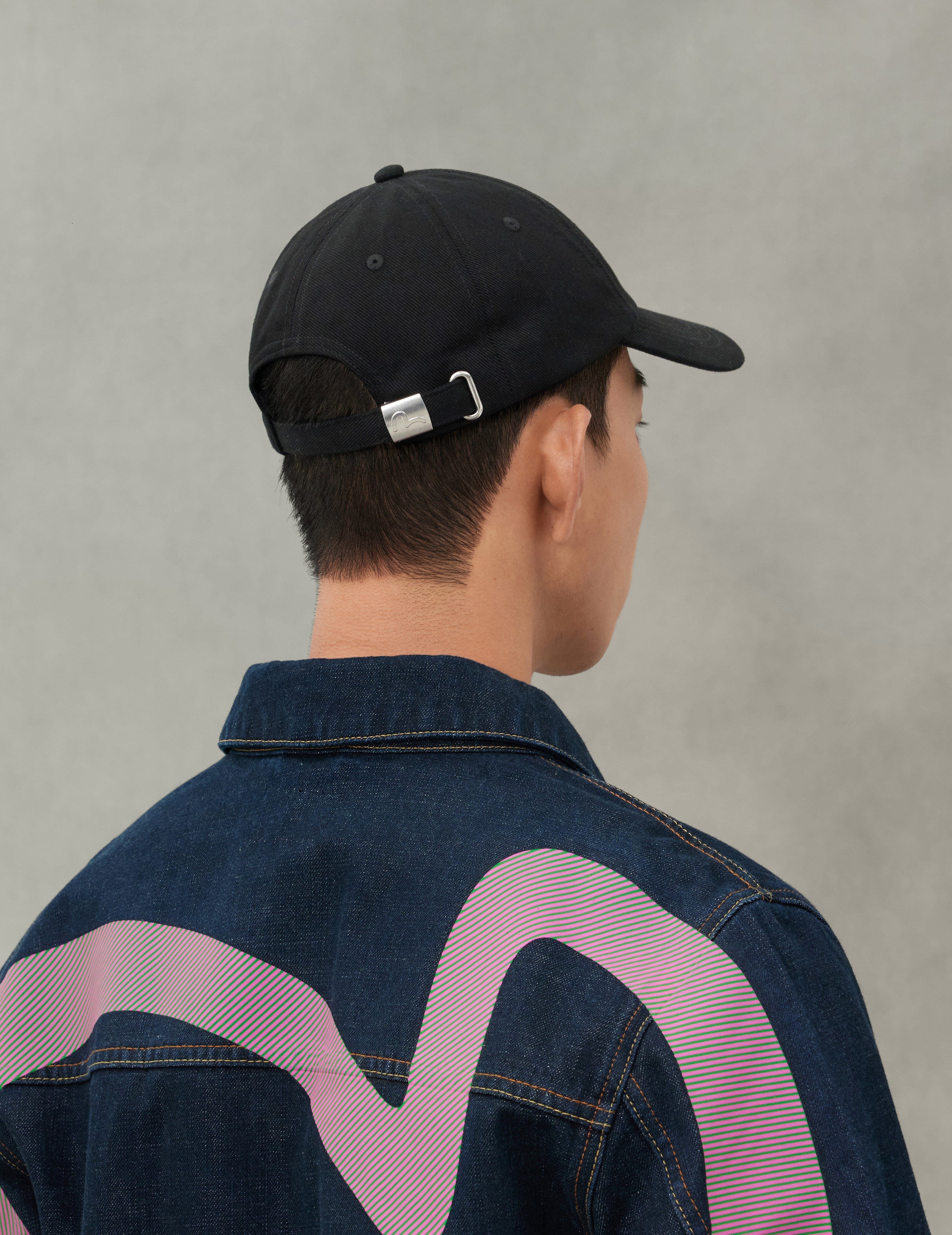 EVISU X ICECREAM ロゴ キャップ - 黒