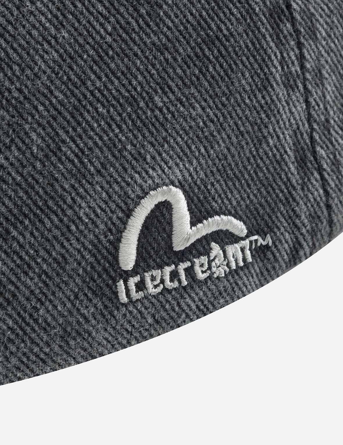 EVISU X ICECREAM ロゴ キャップ - ブラックウォッシュ