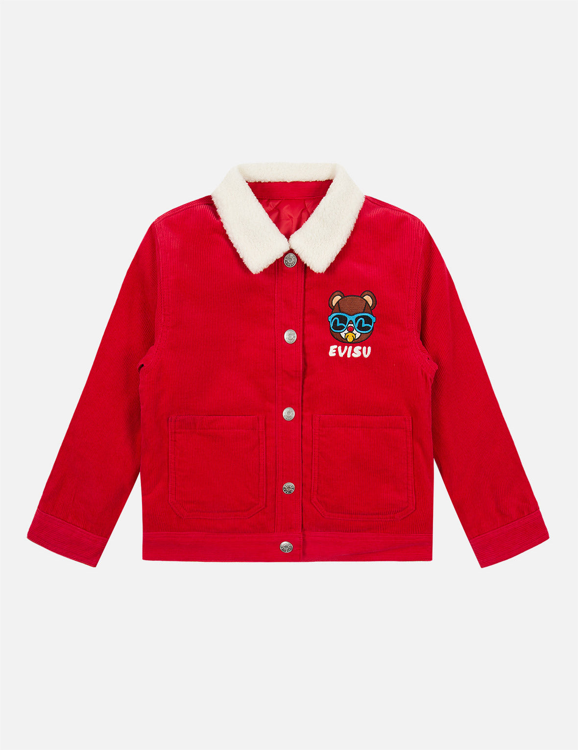 Bear Badge Corduroy Jacket