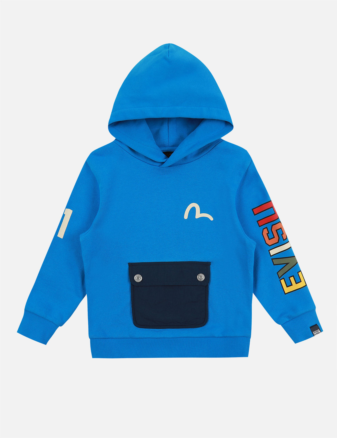 Logo and Seagull Print Hoodie