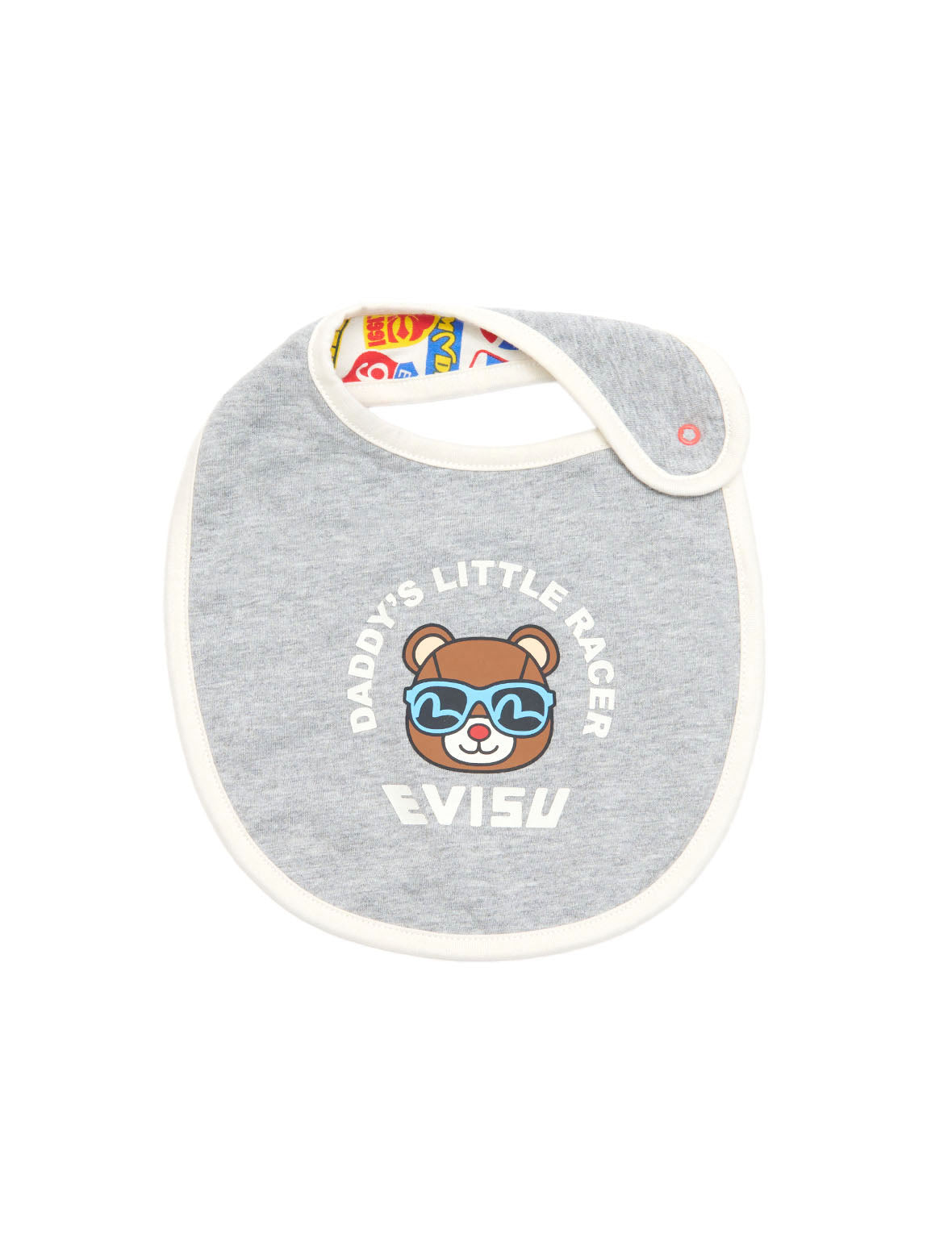 Racing Badge and Bear Logo Reversible Bib