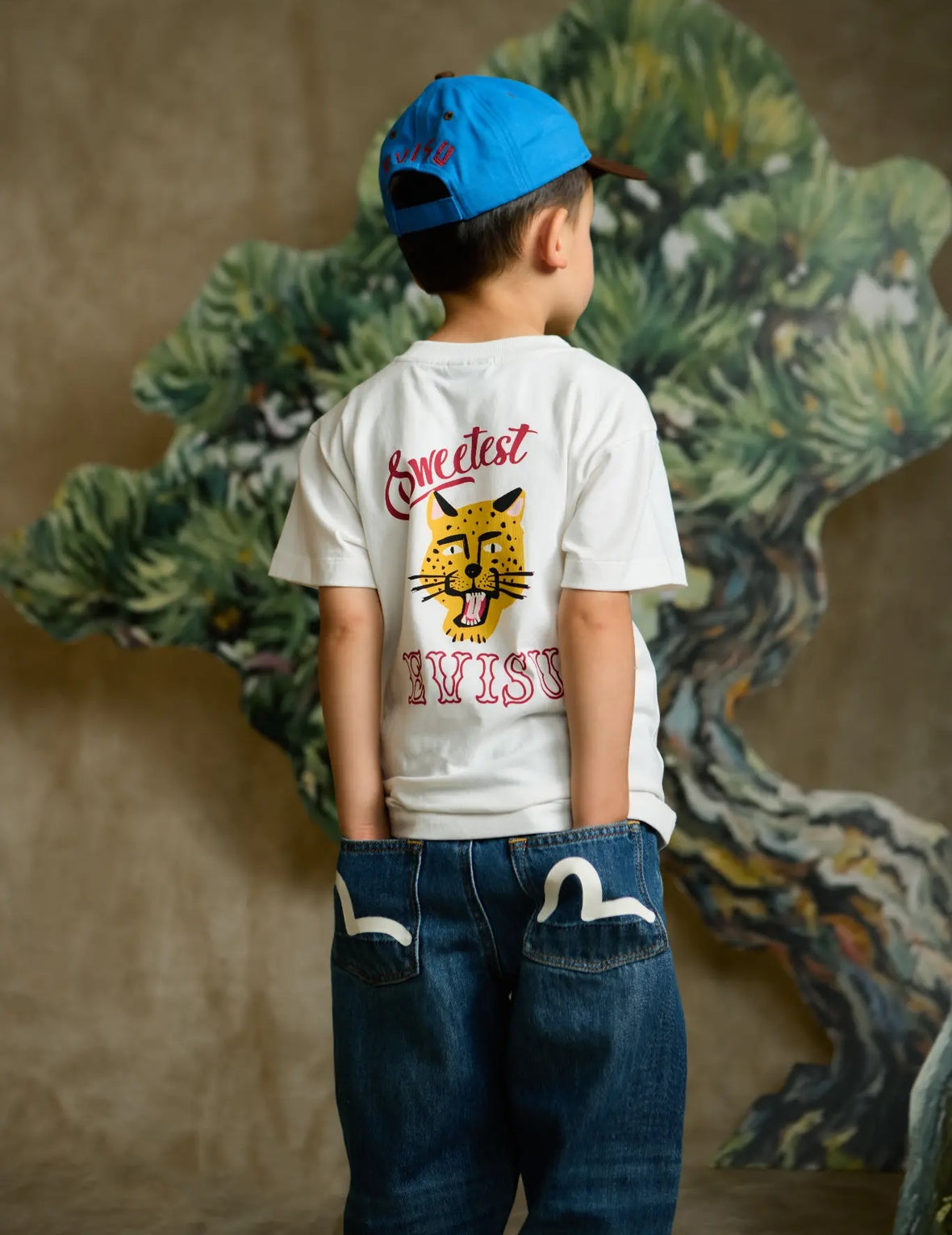 Leopard With Car Embroidered Baseball Cap