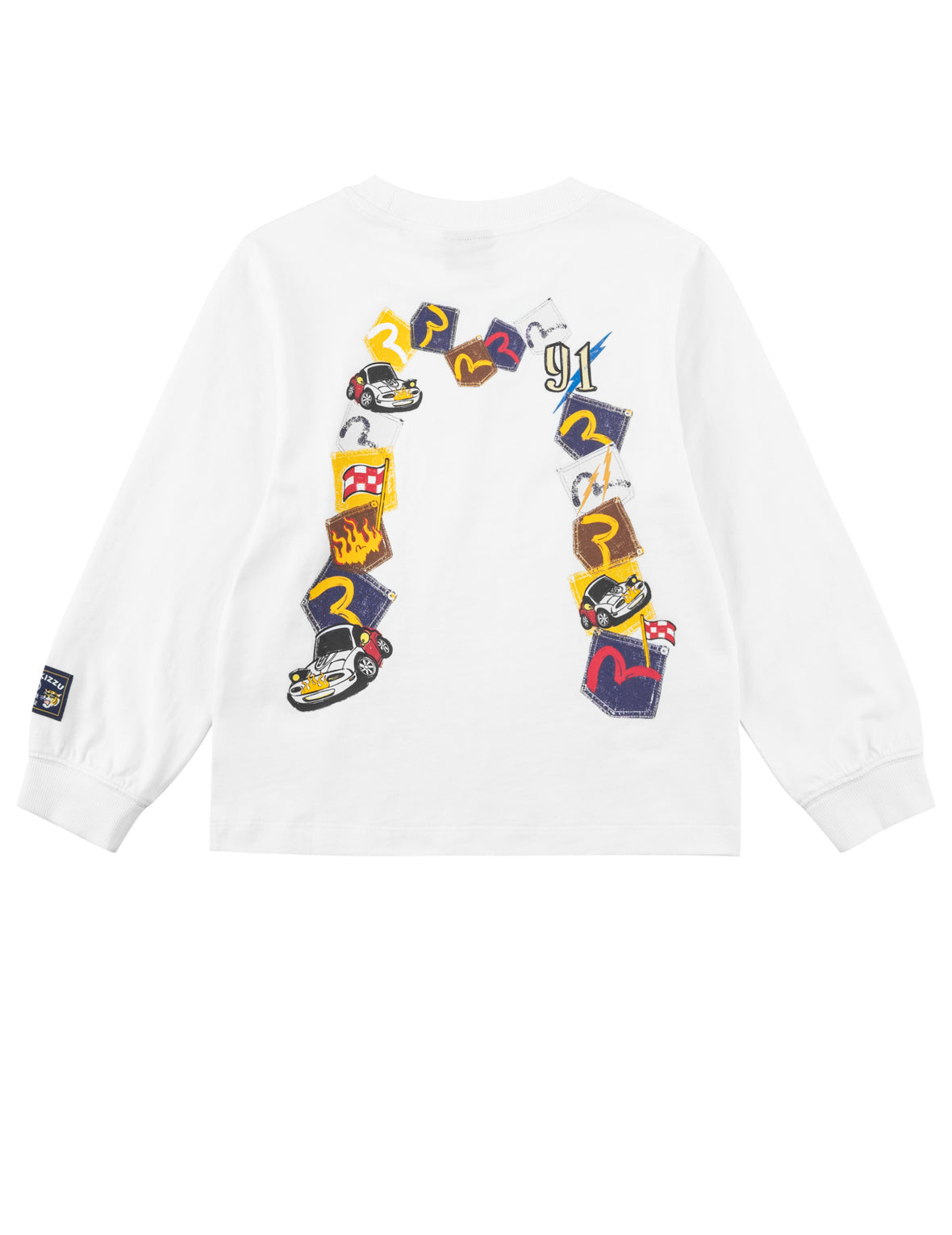 レーシングカー大M マルチポケットプリント ロングスリーブTシャツ