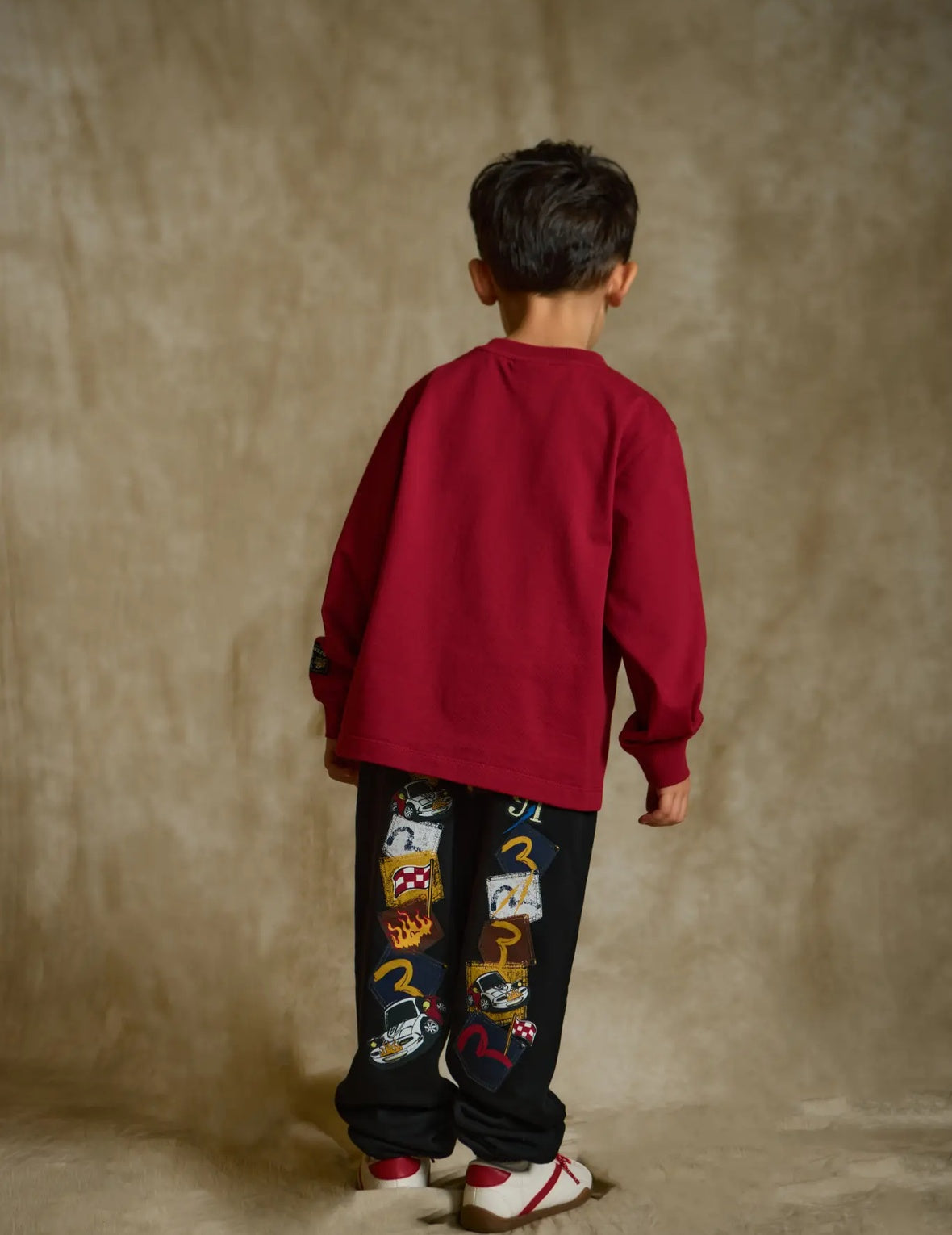 Leopard With Car Long-Sleeve T-Shirt
