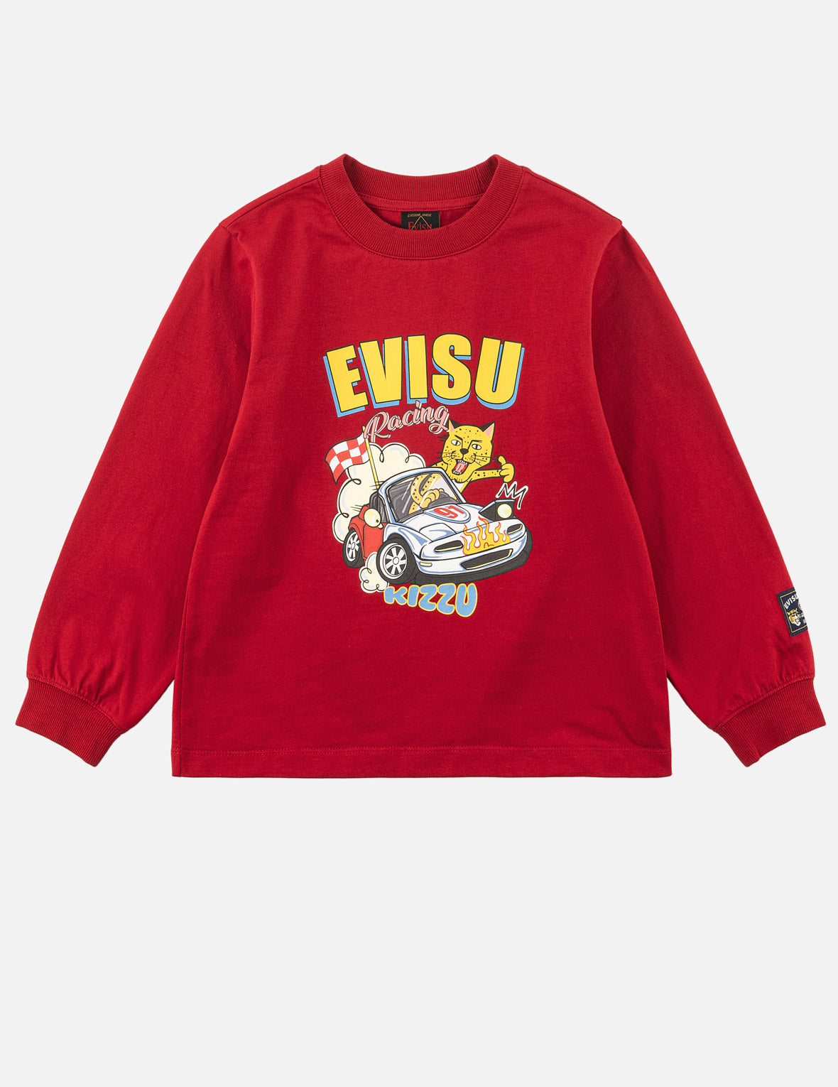 Leopard With Car Long-Sleeve T-Shirt