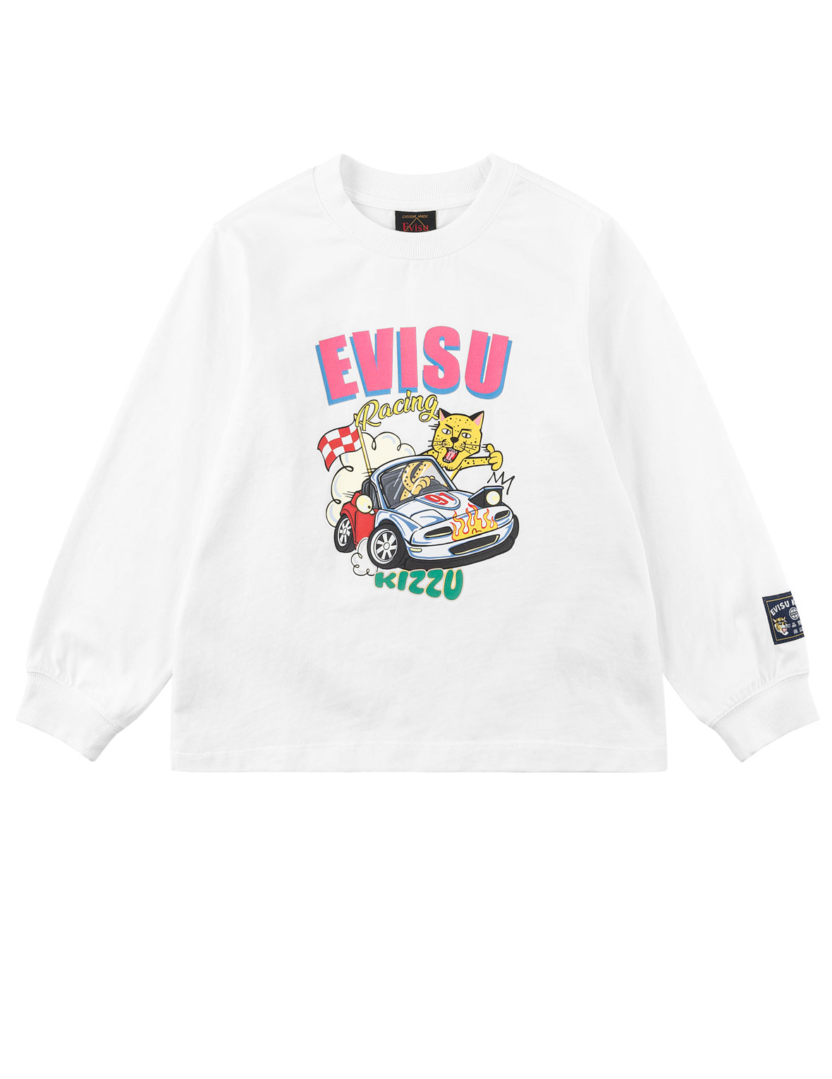 Leopard With Car Long-Sleeve T-Shirt
