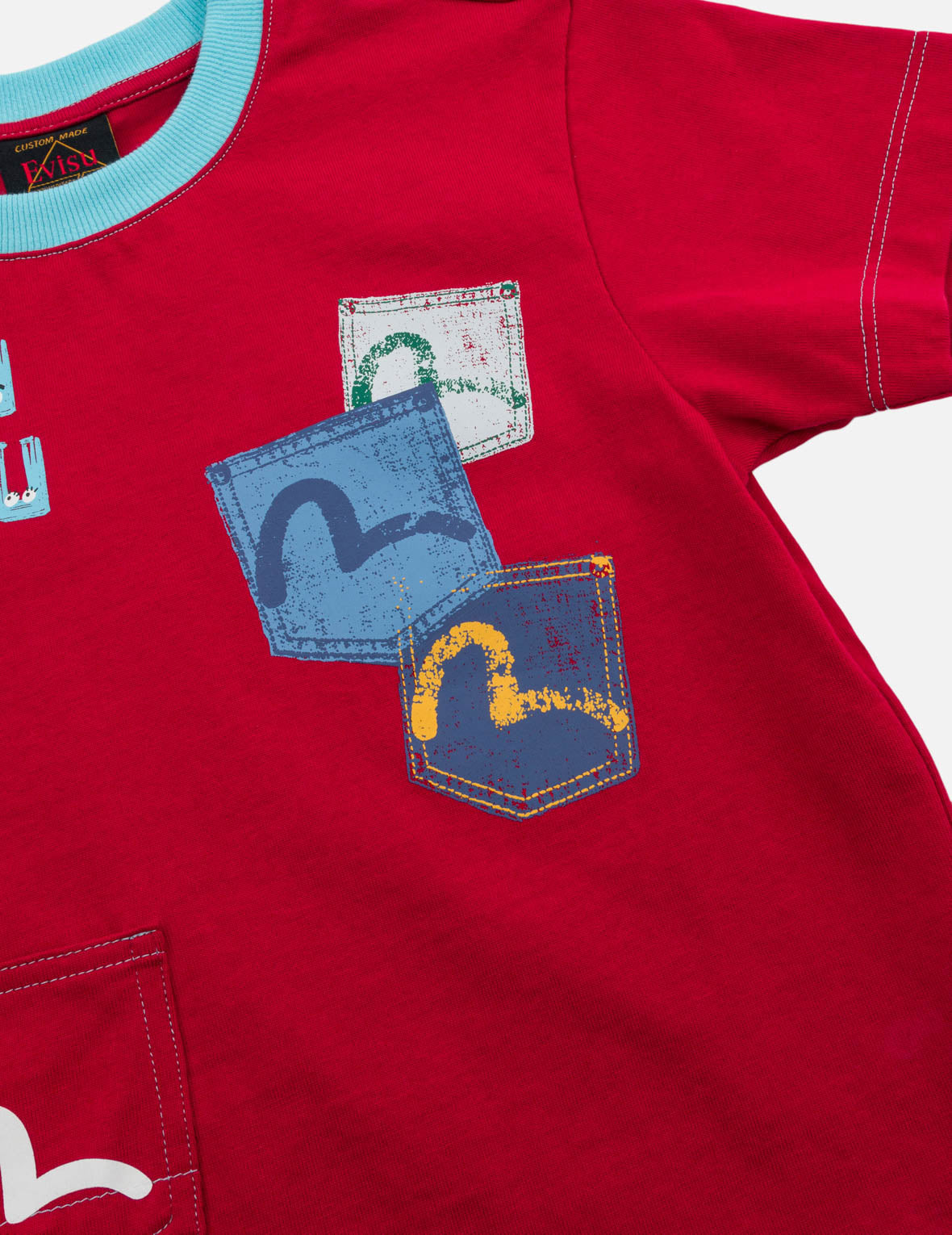 カモメ マルチポケット ショートスリーブTシャツ