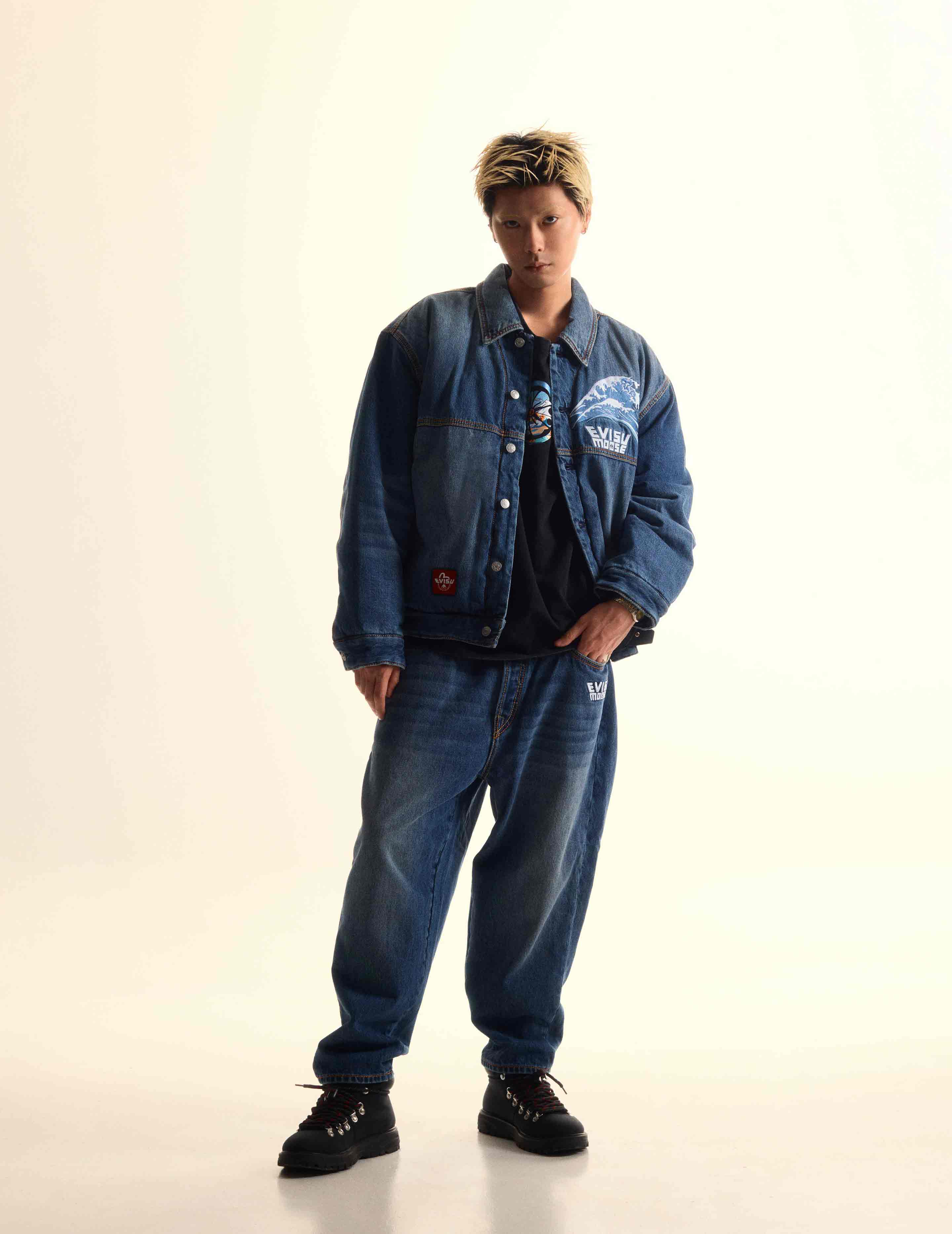 ☆ミスビヘイブ☆SONIC YOU スタッズ ダメージ加工 デニム ジャケット 2026年最新】Misbhv デニムジャケットの人気アイテム - メルカリ