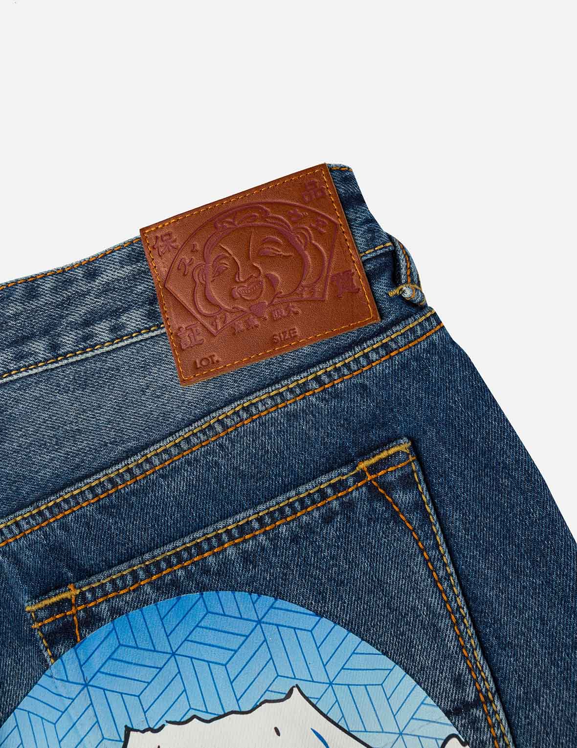 EVISU X MOOSE KNUCKLES Ukiyo-e Jeans