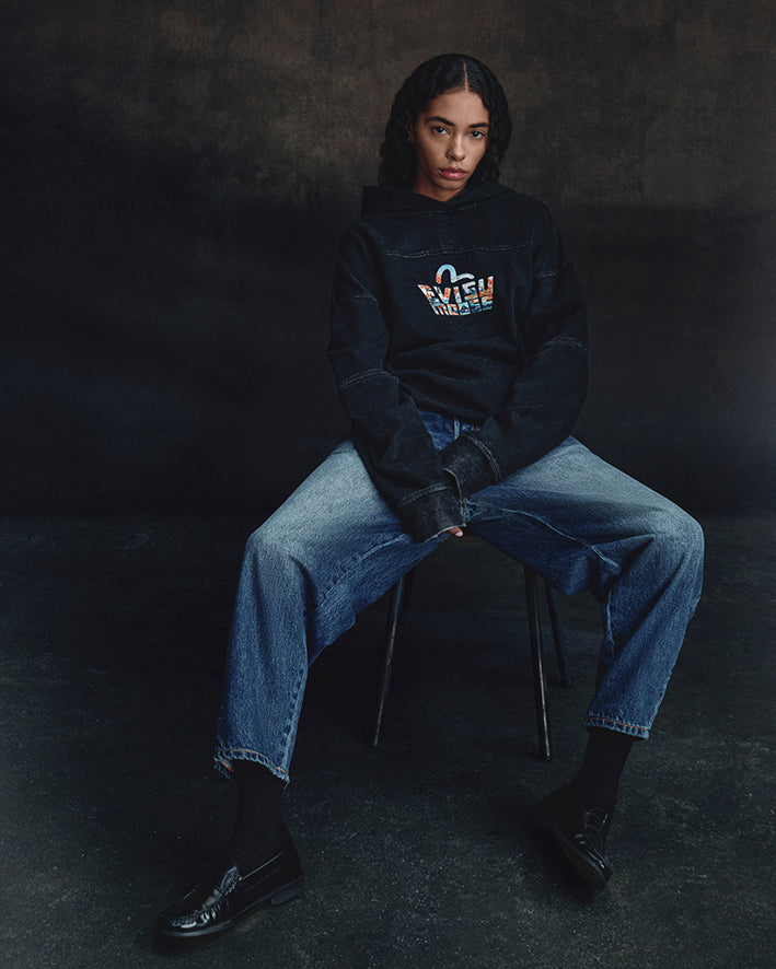 EVISU X MOOSE KNUCKLES Ukiyo-e Hoodie