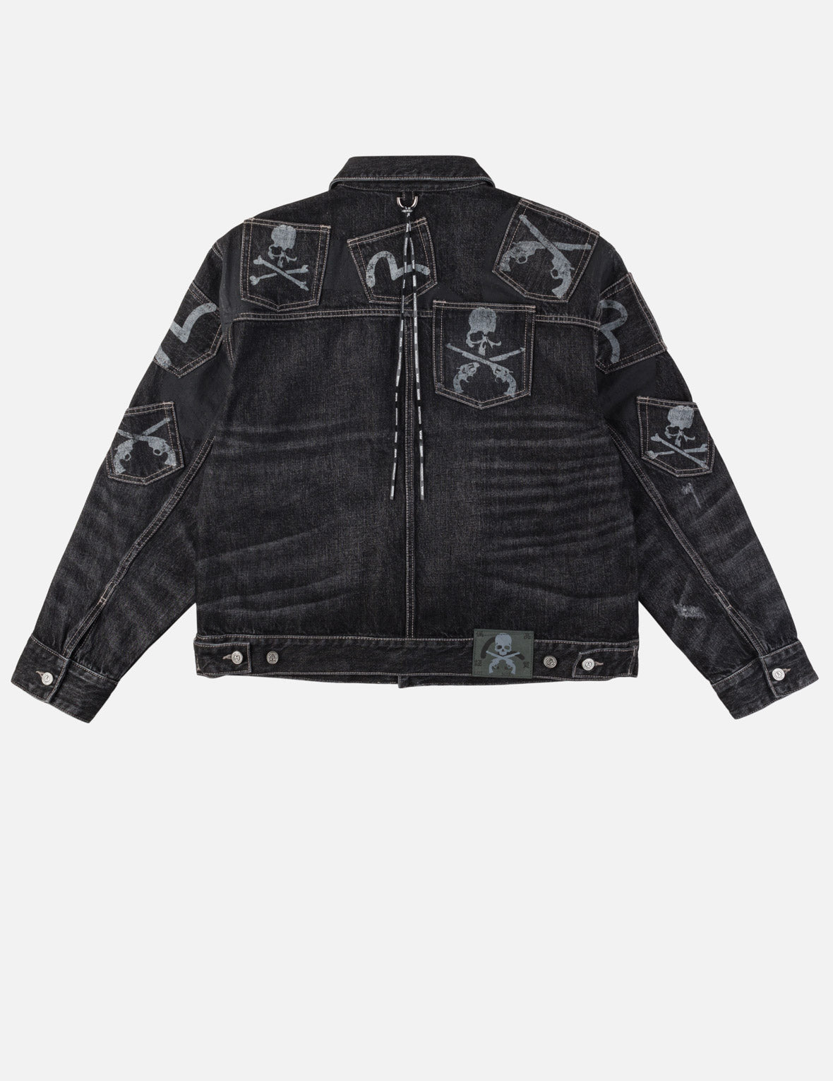 EVISU x mastermind JAPAN x roarguns ウォッシュ加工 マルチポケット Type II デニムジャケット