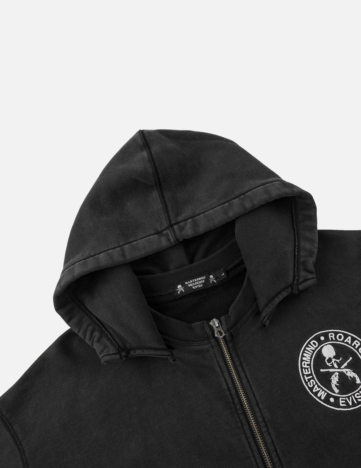 EVISU x mastermind JAPAN x roarguns スカルガンズ大M アフターフード スウェットシャツ