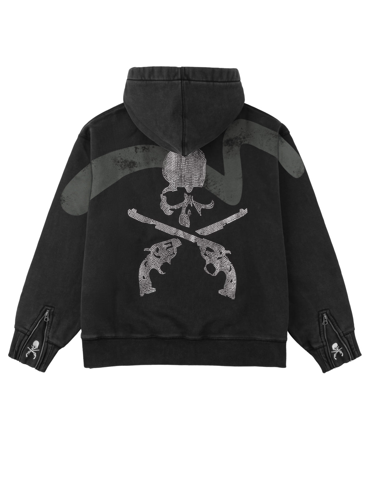 EVISU x mastermind JAPAN x roarguns スカルガンズ大M アフターフード スウェットシャツ