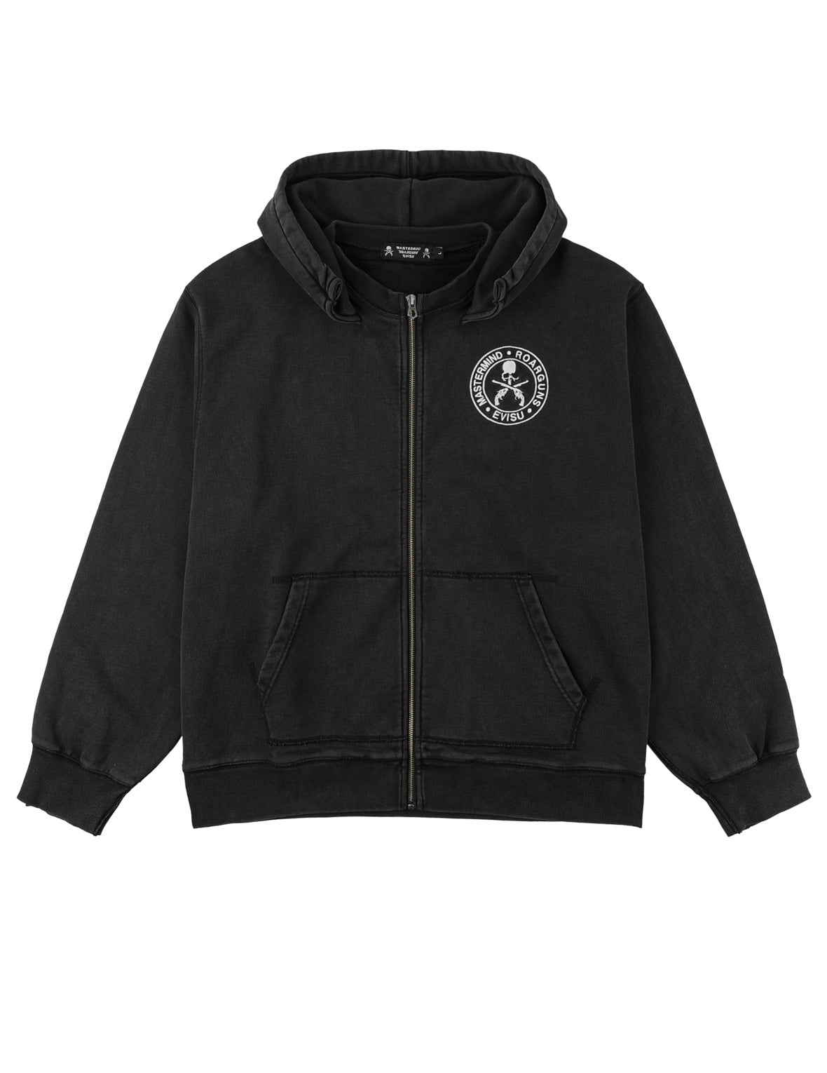 EVISU x mastermind JAPAN x roarguns スカルガンズ大M アフターフード スウェットシャツ