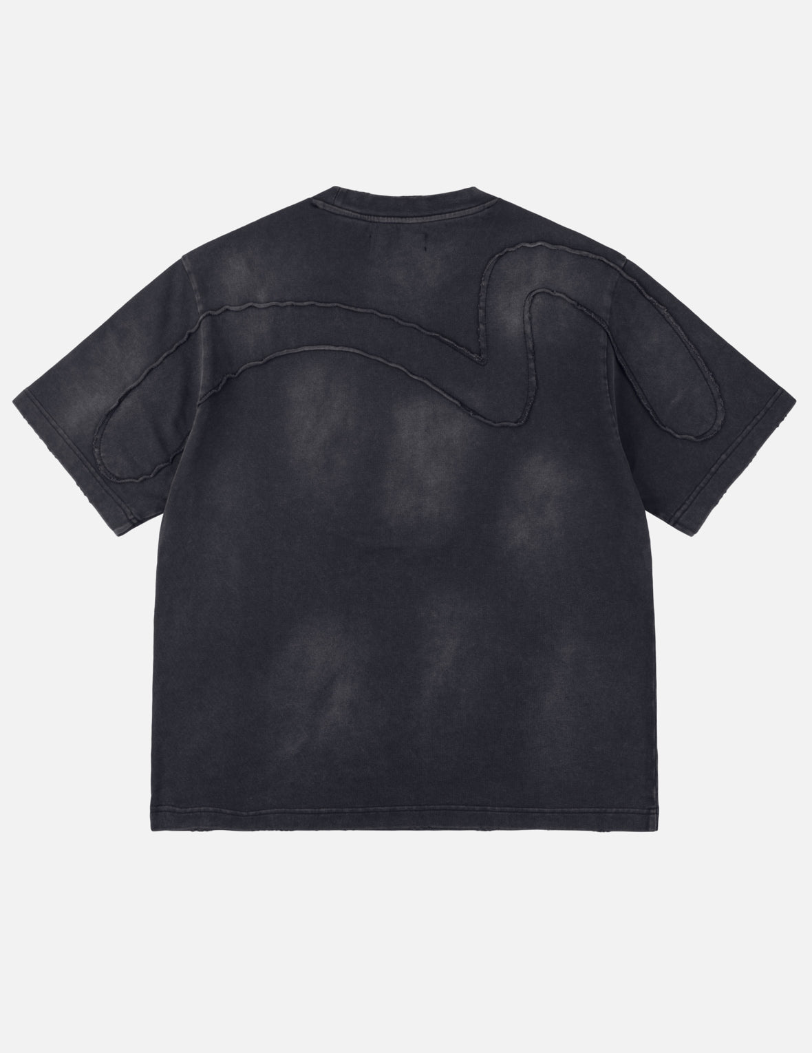 EVISU x mastermind JAPAN x roarguns フリンジアップリケ大M Tシャツ