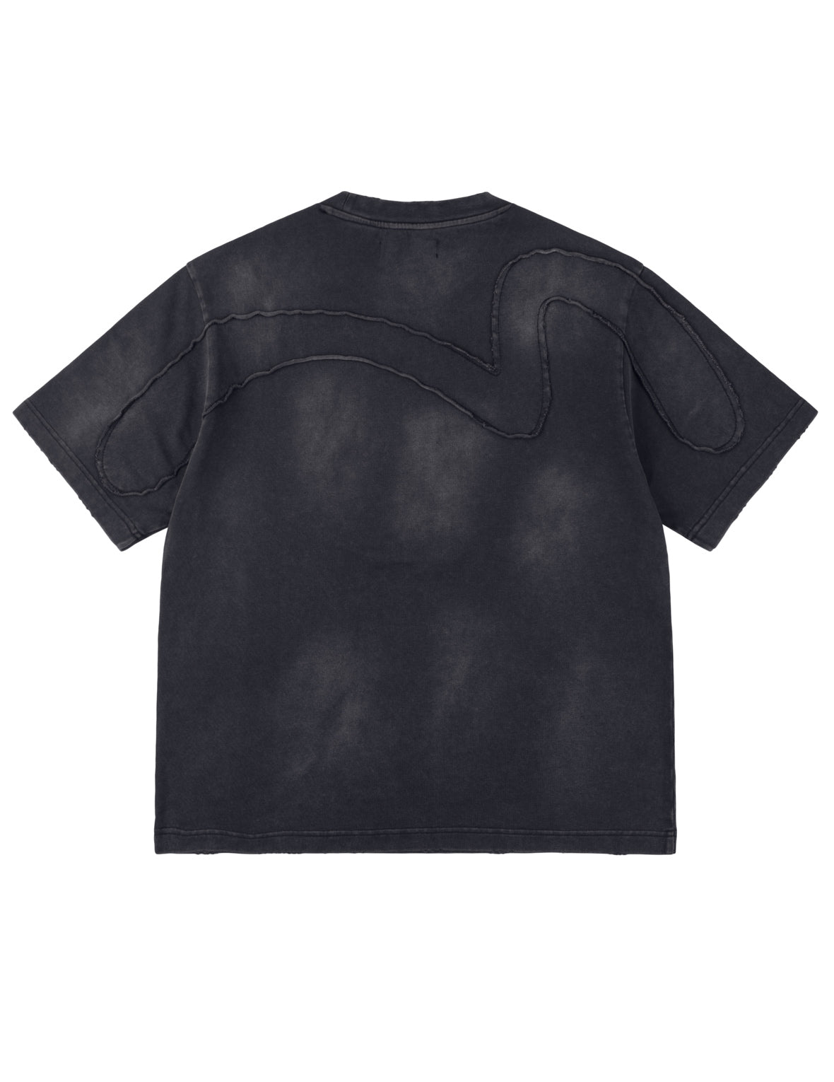 EVISU x mastermind JAPAN x roarguns フリンジアップリケ大M Tシャツ