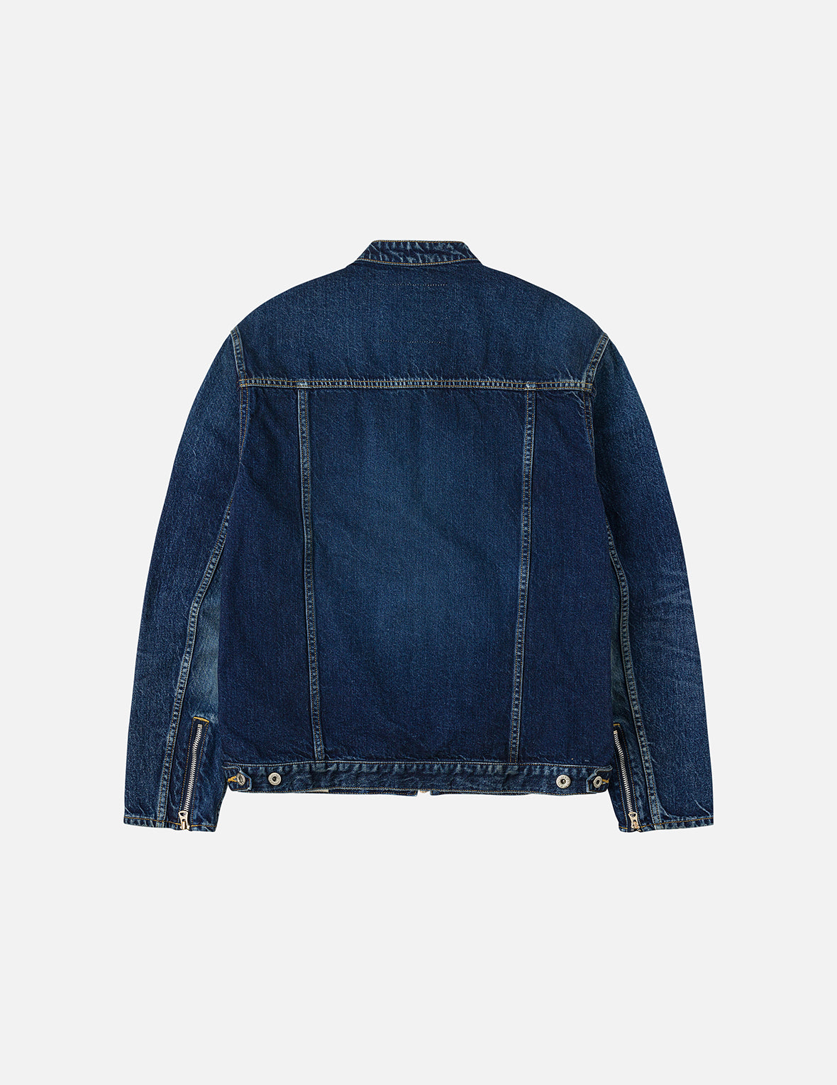 カモメ刺繍 レギュラーフィット デニムライダージャケット – EVISU