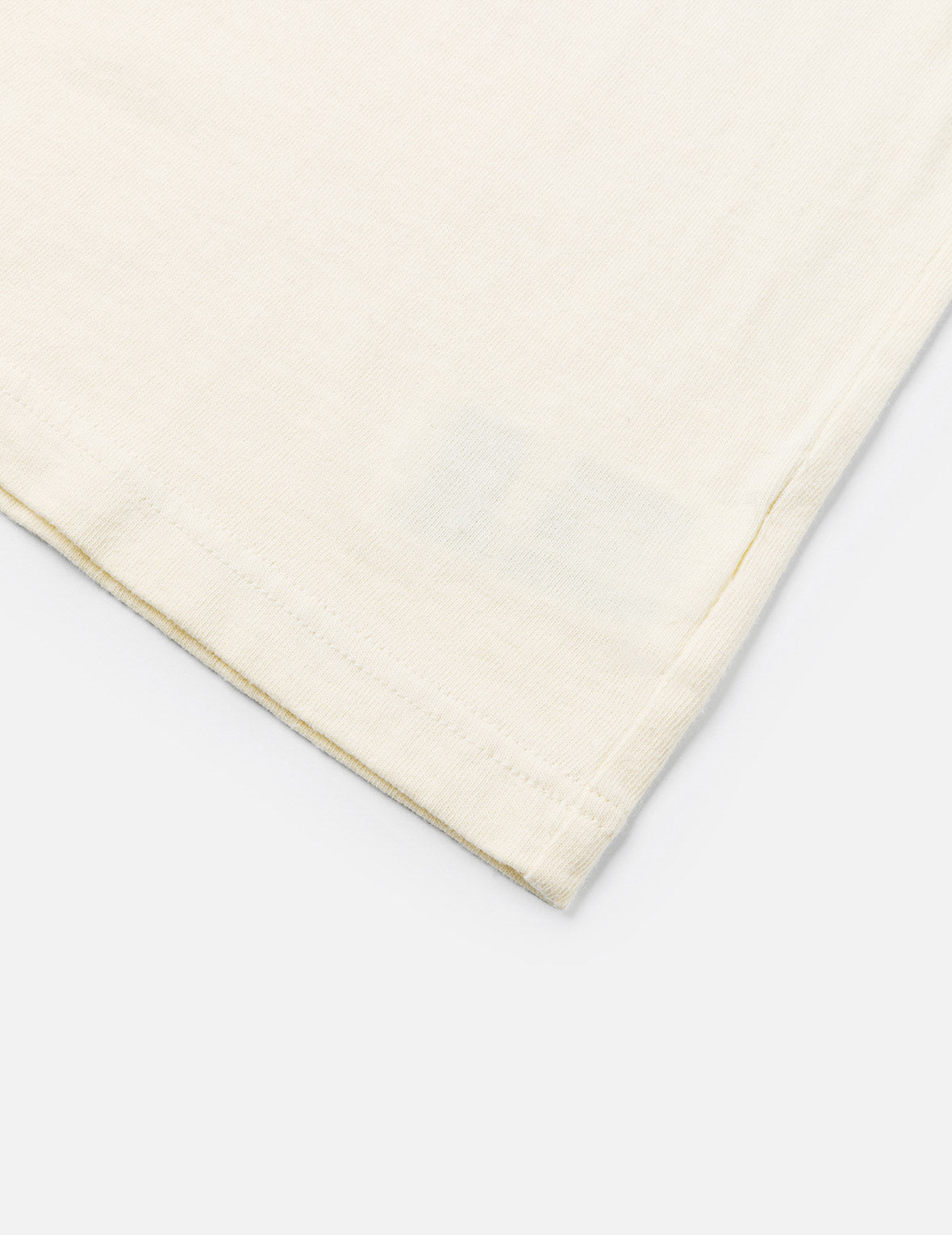 ウォッシュドカモメとロゴプリント レギュラーフィット リンガーTシャツ