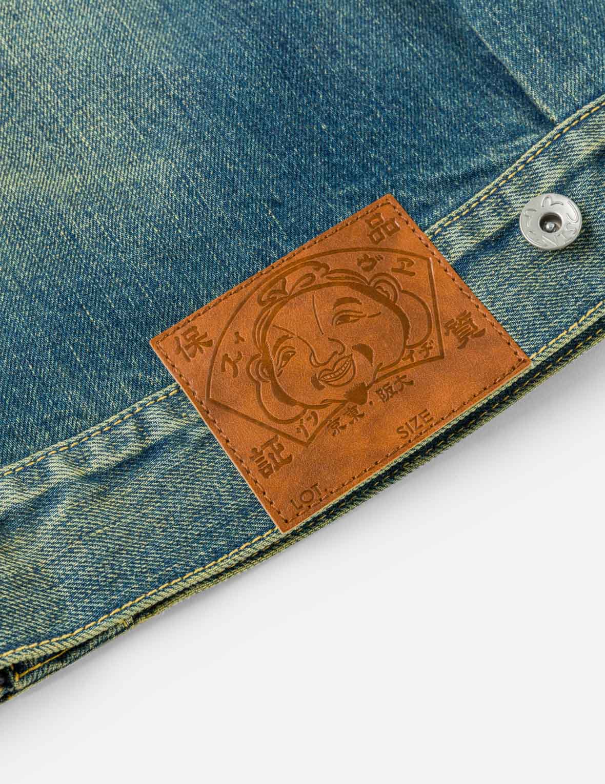 コントラストカラー ジップデニムジャケット – EVISU