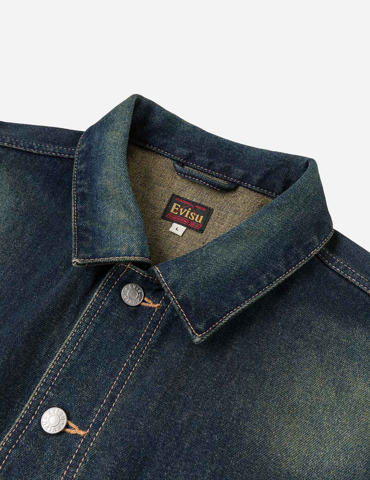 レイヤードポケット デニムワーカージャケット