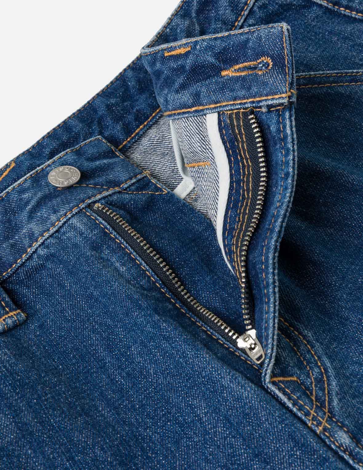 マルチポケットカモメダークインディゴデニムジョーツ