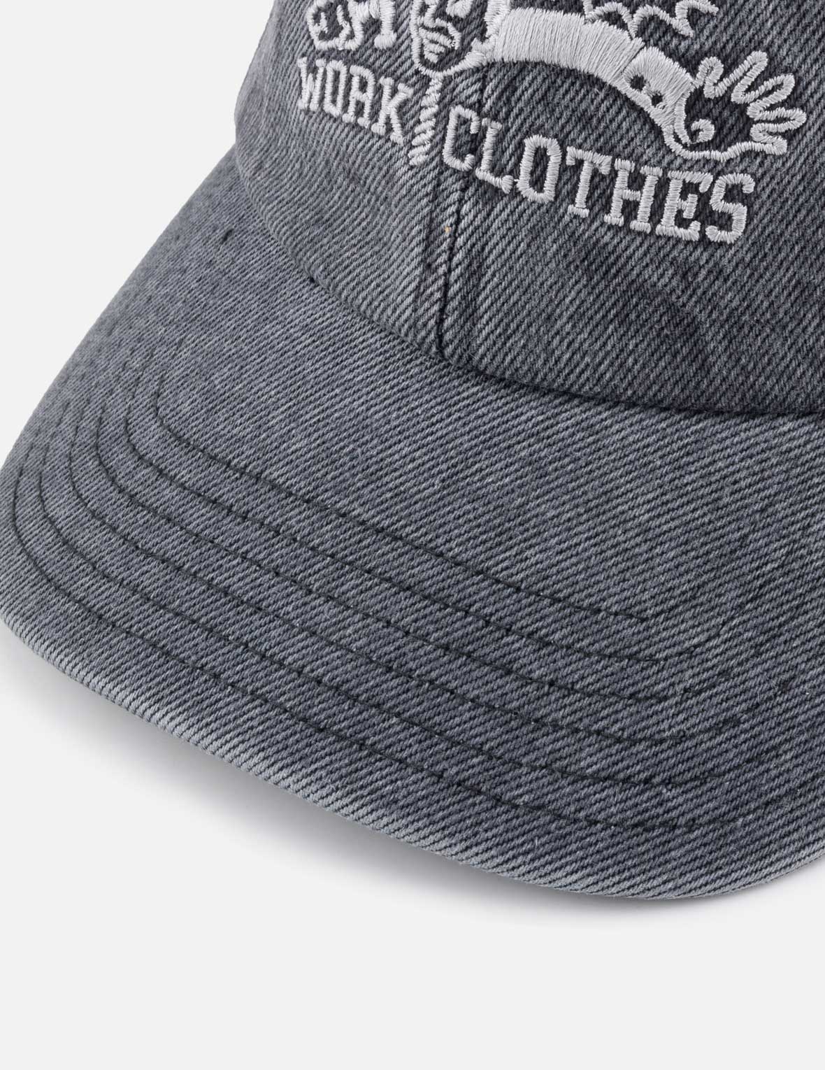 ワーカー刺繍 ディストレスド キャップ