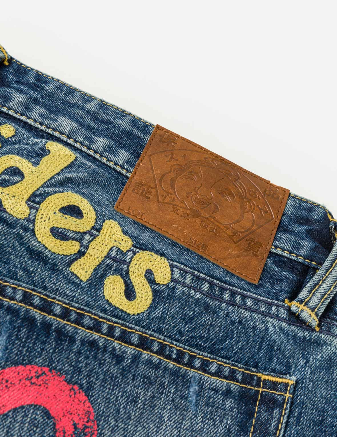 ヘビーウォッシュド&ディストレスド ジーンズ – EVISU