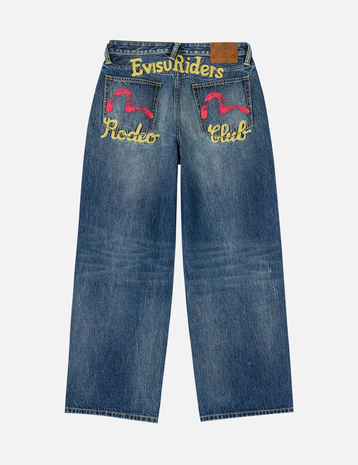 ヘビーウォッシュド&ディストレスド ジーンズ – EVISU