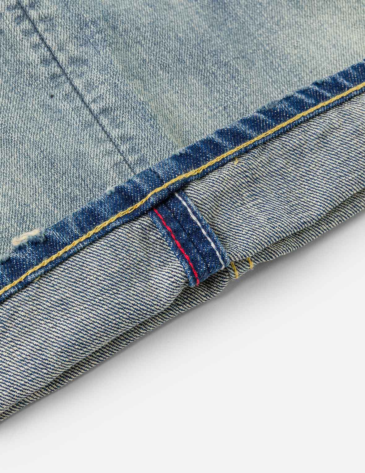 5ポケットディストレスド ジーンズ – EVISU