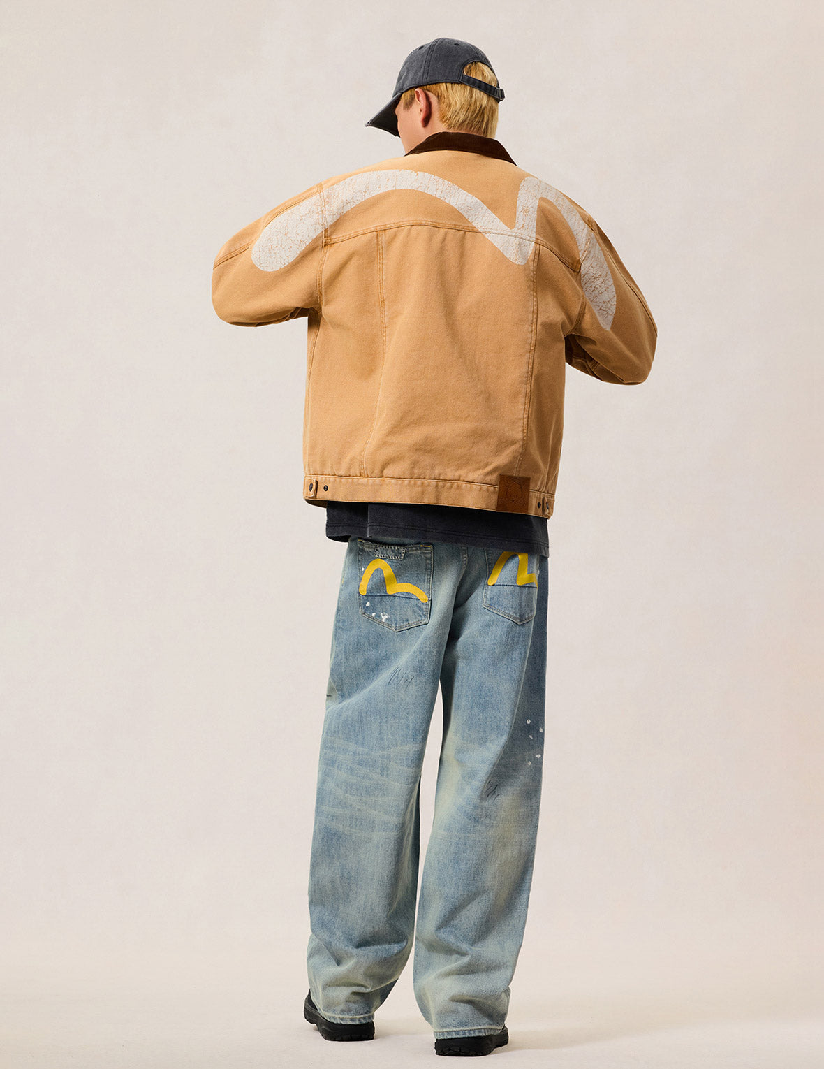 5ポケットディストレスド ジーンズ – EVISU