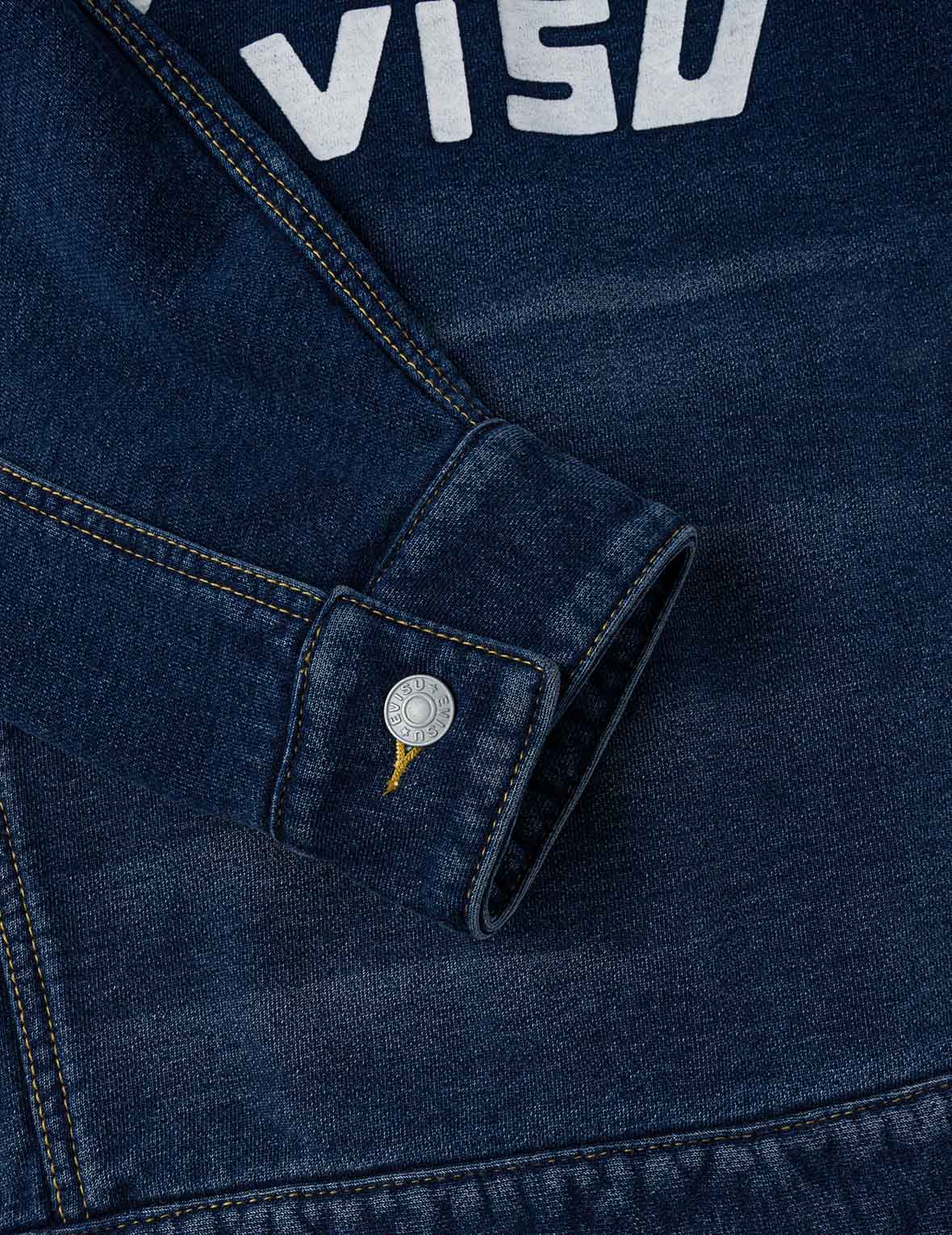 ウォッシュドタイプ1 デニムパッチワークジャケット – EVISU