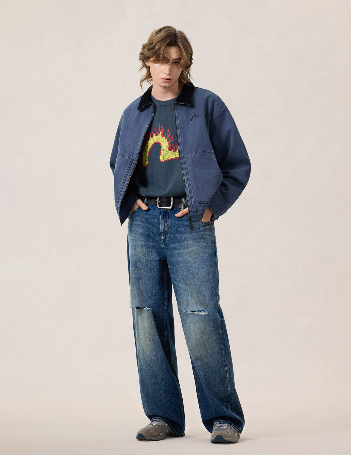 ウォッシュドワークジャケット – EVISU
